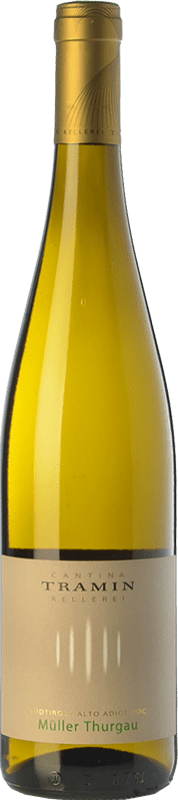 12,95 € Free Shipping | White wine Tramin D.O.C. Alto Adige Trentino-Alto Adige Italy Müller-Thurgau Bottle 75 cl