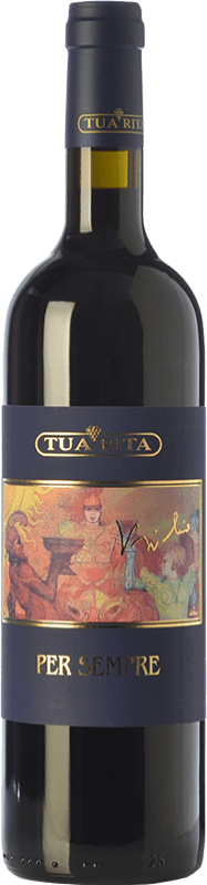 169,95 € 免费送货 | 红酒 Tua Rita Per Sempre I.G.T. Toscana 托斯卡纳 意大利 Syrah 瓶子 75 cl