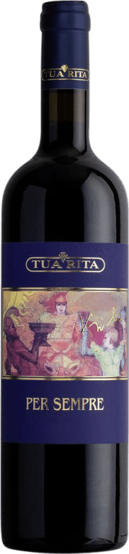 227,95 € Free Shipping | Red wine Tua Rita Per Sempre I.G.T. Toscana Tuscany Italy Syrah Bottle 75 cl