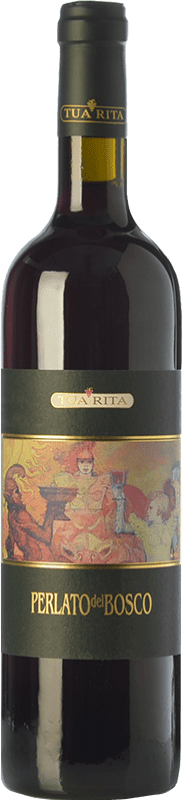 32,95 € Spedizione Gratuita | Vino rosso Tua Rita Perlato del Bosco I.G.T. Toscana Toscana Italia Sangiovese Bottiglia 75 cl