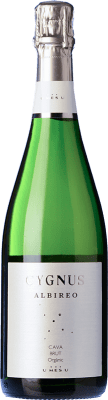 9,95 € Kostenloser Versand | Weißer Sekt U Més U Cygnus Albireo Brut — Herb D.O. Cava Katalonien Spanien Macabeo, Xarel·lo, Parellada Eco — Biologisch 75 cl