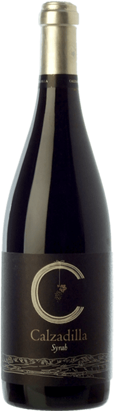 19,95 € Бесплатная доставка | Красное вино Uribes Madero Calzadilla Allegro Crianza — Крианса I.G.P. Vino de la Tierra de Castilla Кастилья-Ла-Манча Испания Syrah — Сира Бутылка 75 cl