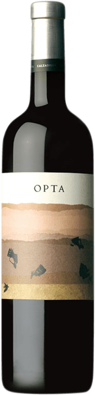11,95 € Free Shipping | Red wine Uribes Madero Calzadilla Opta Aged I.G.P. Vino de la Tierra de Castilla Castilla la Mancha Spain Tempranillo, Syrah, Grenache Bottle 75 cl