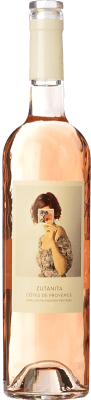 17,95 € Free Shipping | Rosé wine Uvas de Cuvée Zutanita A.O.C. Côtes de Provence Provence France Grenache, Cinsault Bottle 75 cl
