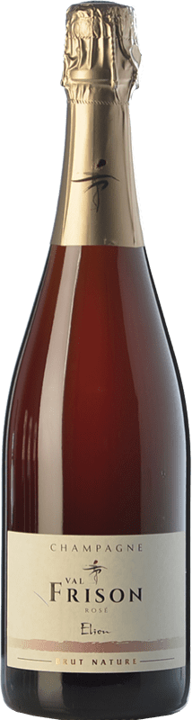57,95 € Kostenloser Versand | Rosé Sekt Val Frison Cuvée Élion Rosé A.O.C. Champagne Champagner Frankreich Pinot Schwarz Flasche 75 cl