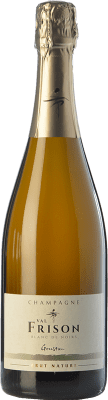 73,95 € Envio grátis | Espumante branco Val Frison Cuvée Goustan Brut Nature A.O.C. Champagne Champagne França Pinot Preto Garrafa 75 cl