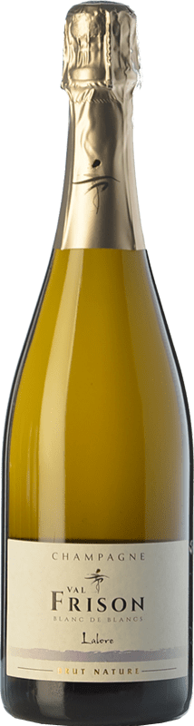 57,95 € Envío gratis | Espumoso blanco Val Frison Cuvée Lalore Blanc de Blancs Brut Nature A.O.C. Champagne Champagne Francia Chardonnay Botella 75 cl