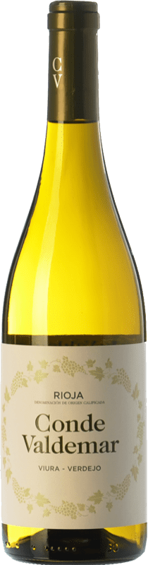 6,95 € Free Shipping | White wine Valdemar Conde de Valdemar Viura-Verdejo Joven D.O.Ca. Rioja The Rioja Spain Viura, Verdejo Bottle 75 cl