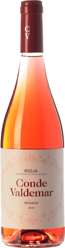 7,95 € Free Shipping | Rosé wine Valdemar Conde de Valdemar Joven D.O.Ca. Rioja The Rioja Spain Tempranillo, Grenache Bottle 75 cl