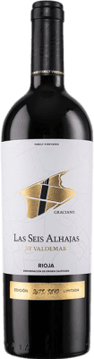 29,95 € Free Shipping | Red wine Valdemar Las Seis Alhajas Reserve D.O.Ca. Rioja The Rioja Spain Graciano Bottle 75 cl