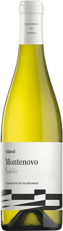 16,95 € Envío gratis | Vino Blanco Valdesil Montenovo D.O. Valdeorras Galicia España Godello 75 cl