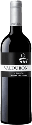15,95 € Kostenloser Versand | Rotwein Valdubón Alterung D.O. Ribera del Duero Kastilien und León Spanien Tempranillo Flasche 75 cl