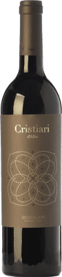 17,95 € Free Shipping | Red wine Vall de Baldomar Cristiari d'Alòs Young D.O. Costers del Segre Catalonia Spain Merlot Bottle 75 cl