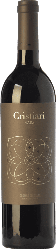 11,95 € Free Shipping | Red wine Vall de Baldomar Cristiari d'Alòs Young D.O. Costers del Segre Catalonia Spain Merlot Bottle 75 cl
