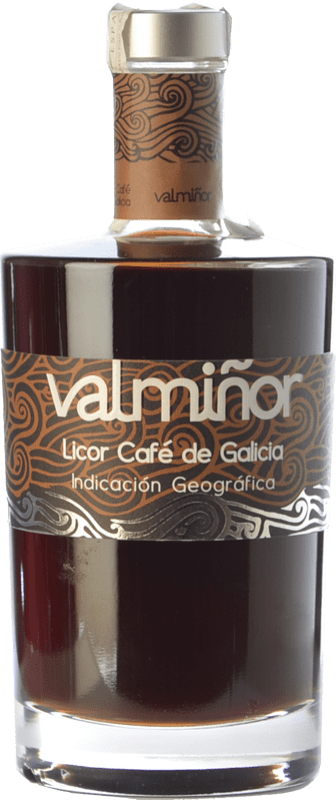 17,95 € Envio grátis | Licor de ervas Valmiñor Licor de Café D.O. Orujo de Galicia Galiza Espanha Garrafa Medium 50 cl