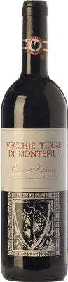 23,95 € Kostenloser Versand | Rotwein Vecchie Terre di Montefili D.O.C.G. Chianti Classico Toskana Italien Sangiovese Flasche 75 cl