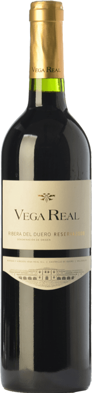 22,95 € Spedizione Gratuita | Vino Rosso Vega Real Riserva D.O. Ribera del Duero Castilla y León Spagna Tempranillo, Cabernet Sauvignon 75 cl