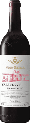 118,95 € Free Shipping | Red wine Vega Sicilia Valbuena 5º año Grand Reserve D.O. Ribera del Duero Castilla y León Spain Tempranillo, Merlot Magnum Bottle 1,5 L