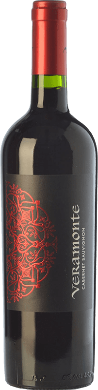 10,95 € Бесплатная доставка | Красное вино Veramonte Молодой I.G. Valle de Colchagua Долина Колхагуа Чили Cabernet Sauvignon бутылка 75 cl