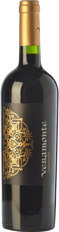 10,95 € Бесплатная доставка | Красное вино Veramonte Молодой I.G. Valle de Colchagua Долина Колхагуа Чили Carmenère бутылка 75 cl