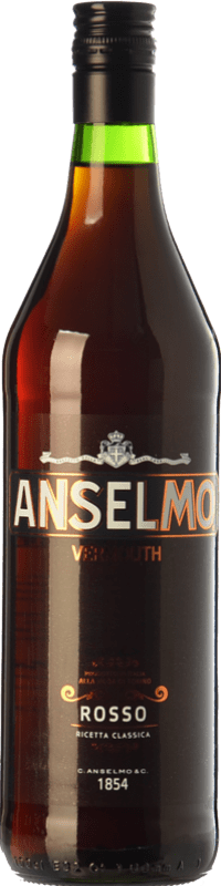 16,95 € Envío gratis | Vermut Anselmo Rosso Piemonte Italia Botella 1 L