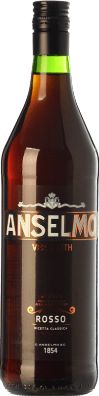 11,95 € Spedizione Gratuita | Vermut Anselmo Rosso Piemonte Italia Bottiglia 1 L