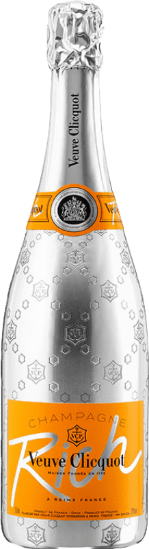 78,95 € Envio grátis | Espumante Branco Veuve Clicquot Rich A.O.C. Champagne Champagne França Pinot Noir, Chardonnay, Pinot Meunier 75 cl