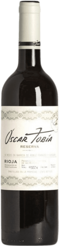 24,95 € Kostenloser Versand | Rotwein Tobía Oscar Reserve D.O.Ca. Rioja La Rioja Spanien Tempranillo, Graciano Flasche 75 cl