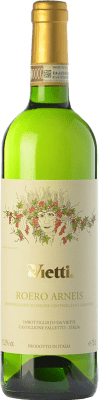 27,95 € Spedizione Gratuita | Vino bianco Vietti D.O.C.G. Roero Piemonte Italia Arneis Bottiglia 75 cl