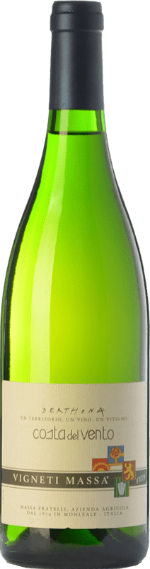 56,95 € Free Shipping | White wine Vigneti Massa Costa del Vento D.O.C. Colli Tortonesi Piemonte Italy Bacca White Bottle 75 cl