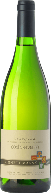 43,95 € Envío gratis | Vino Blanco Vigneti Massa Costa del Vento D.O.C. Colli Tortonesi Piemonte Italia Bacca Botella 75 cl