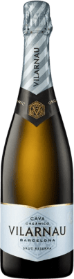 16,95 € 免费送货 | 白起泡酒 Vilarnau Barcelona 香槟 预订 D.O. Cava 加泰罗尼亚 西班牙 Macabeo, Xarel·lo, Parellada 瓶子 75 cl