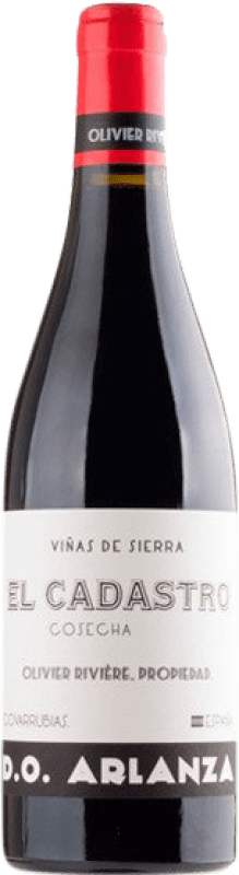 34,95 € Free Shipping | Red wine Olivier Rivière Viñas del Cadastro D.O. Arlanza Castilla y León Spain Tempranillo, Grenache Tintorera Organic Bottle 75 cl