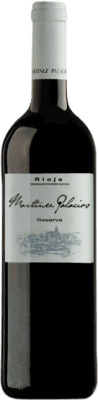 14,95 € Envio grátis | Vinho Tinto Martínez Palacios Reserva D.O.Ca. Rioja La Rioja Espanha Tempranillo, Graciano, Mazuelo 75 cl
