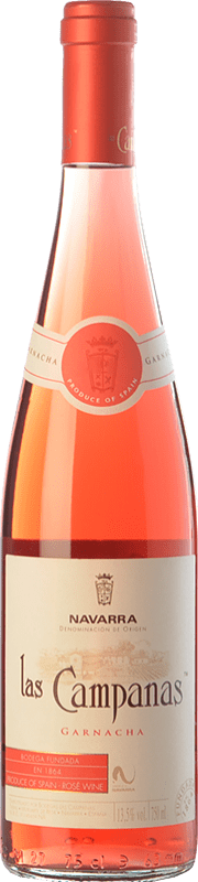 6,95 € Kostenloser Versand | Rosé-Wein Vinícola Navarra Las Campanas D.O. Navarra Navarra Spanien Grenache Flasche 75 cl