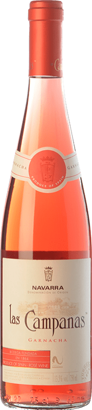 6,95 € Kostenloser Versand | Roséwein Vinícola Navarra Las Campanas D.O. Navarra Navarra Spanien Garnacha — Grenache Flasche 75 cl