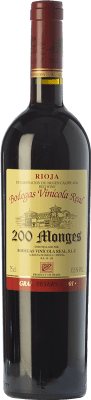 69,95 € Spedizione Gratuita | Vino rosso Vinícola Real 200 Monges Gran Riserva D.O.Ca. Rioja La Rioja Spagna Tempranillo, Graciano, Mazuelo Bottiglia 75 cl