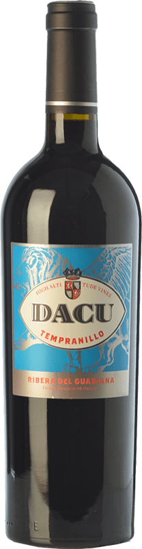 12,95 € Бесплатная доставка | Красное вино Vinos del Atlántico Dacu молодое D.O. Ribera del Guadiana Estremadura Испания Tempranillo — Темпранильо 75 cl