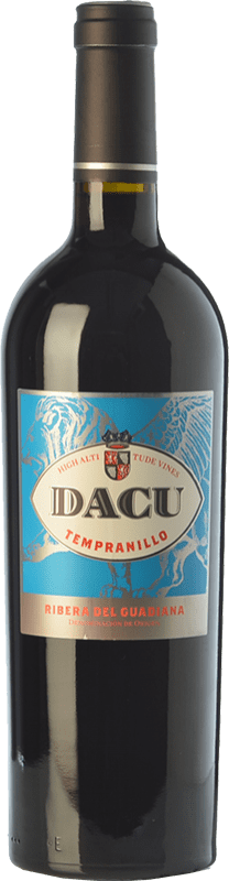 10,95 € Free Shipping | Red wine Vinos del Atlántico Dacu Joven D.O. Ribera del Guadiana Estremadura Spain Tempranillo Bottle 75 cl