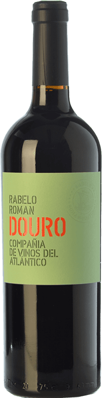 12,95 € Free Shipping | Red Wine Vinos del Atlántico Rabelo Roman Crianza — Aged I.G. Douro Douro Portugal Touriga Franca, Touriga Nacional, Tinta Roriz Bottle 75 cl