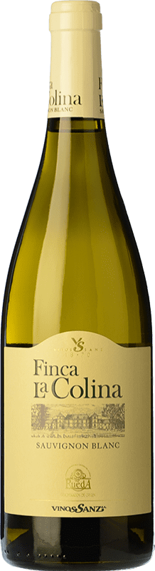 18,95 € Бесплатная доставка | Белое вино Vinos Sanz Finca La Colina молодое D.O. Rueda Кастилия-Леон Испания Sauvignon — Совиньон Бутылка 75 cl