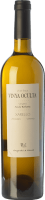 26,95 € Бесплатная доставка | Белое вино Vinya Oculta Amós Bañeres Vinya de la Múnia старения D.O. Penedès Каталония Испания Xarel·lo бутылка 75 cl