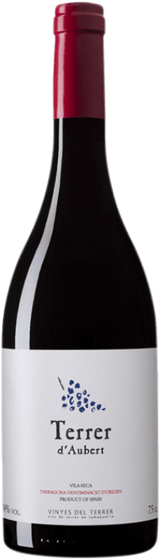 14,95 € Spedizione Gratuita | Vino Rosso Vinyes del Terrer d'Aubert Crianza — Invecchiato in Botte D.O. Tarragona Catalogna Spagna Garnacha — Grenache, Cabernet Sauvignon Bottiglia 75 cl