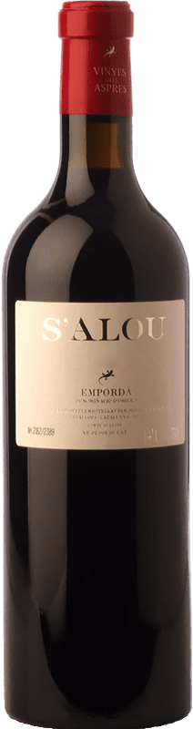 38,95 € Free Shipping | Red wine Aspres S'Alou Aged D.O. Empordà Catalonia Spain Syrah, Grenache, Cabernet Sauvignon, Carignan Bottle 75 cl