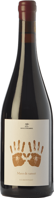 73,95 € Free Shipping | Red wine Vinyes d'en Gabriel Mans de Samsó Crianza D.O. Montsant Catalonia Spain Carignan Bottle 75 cl