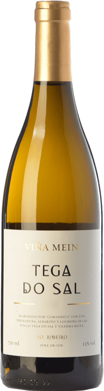 24,95 € Free Shipping | White wine Viña Meín Tega do Sal Crianza D.O. Ribeiro Galicia Spain Loureiro, Treixadura, Albariño Bottle 75 cl