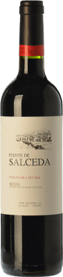 10,95 € Бесплатная доставка | Красное вино Viña Salceda Puente de Salceda старения D.O.Ca. Rioja Ла-Риоха Испания Tempranillo бутылка 75 cl