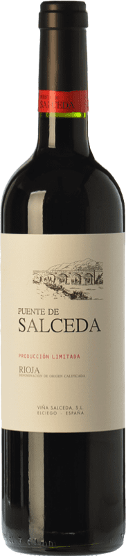 10,95 € Free Shipping | Red Wine Viña Salceda Puente de Salceda Crianza — Aged D.O.Ca. Rioja The Rioja Spain Tempranillo Bottle 75 cl