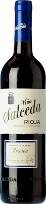 16,95 € Бесплатная доставка | Красное вино Viña Salceda Резерв D.O.Ca. Rioja Ла-Риоха Испания Tempranillo, Graciano бутылка 75 cl
