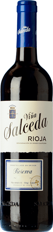 12,95 € Free Shipping | Red Wine Viña Salceda Reserve — Aged D.O.Ca. Rioja The Rioja Spain Tempranillo, Graciano Bottle 75 cl